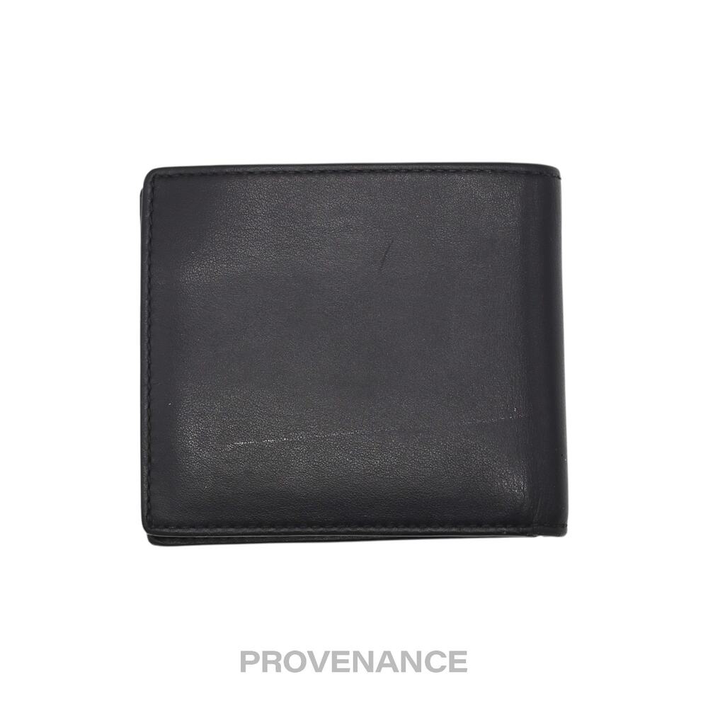 🔴 Burberry Address Logo Bifold Wallet - Black Leather - Picture 2 of 10